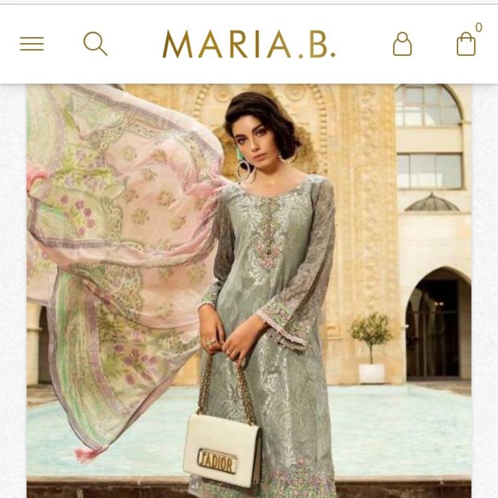 Maria B Pakistani Evening Wear Formal Outfit
